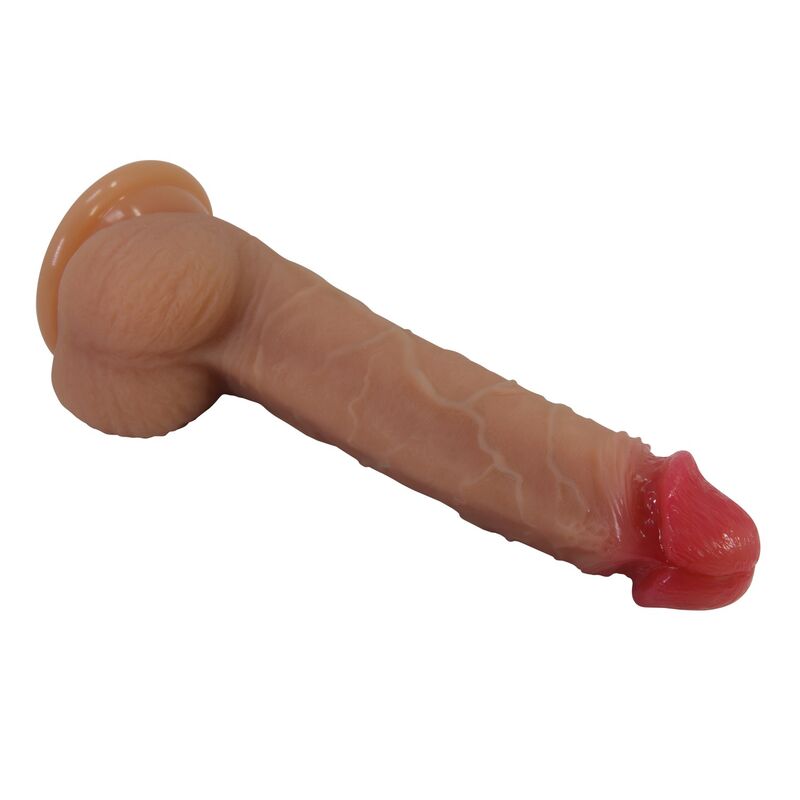 PRETTY LOVE - JOVITA DILDO IN SILICONE REALISTICO CON VENTOSA 19 CM Ø 4,5 CM – Peni realistici – foto 6