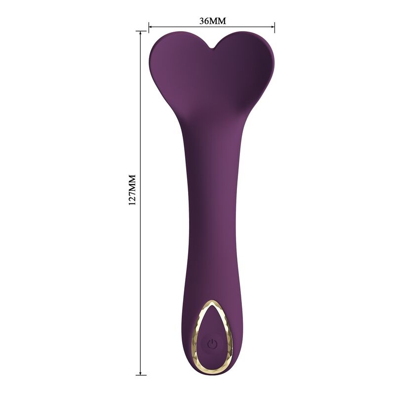 PRETTY LOVE - VIBRATORE RICARICABILE KENYELL 10 FUNZIONI VIOLA – Vibratori HI-TECH – foto 9
