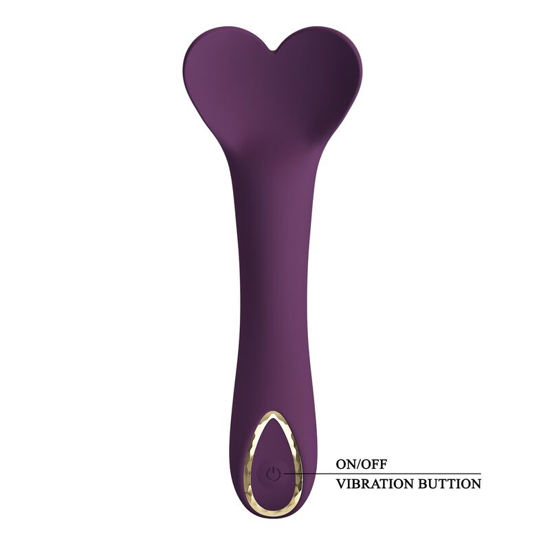 PRETTY LOVE - VIBRATORE RICARICABILE KENYELL 10 FUNZIONI VIOLA – Vibratori HI-TECH – foto 2