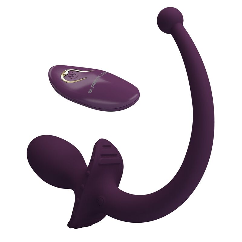 PRETTY LOVE - LIOEA VIBRANTE ANALE CON CODA, 12 FUNZIONI, TELECOMANDO VIOLA – Vibratori anali – foto 7