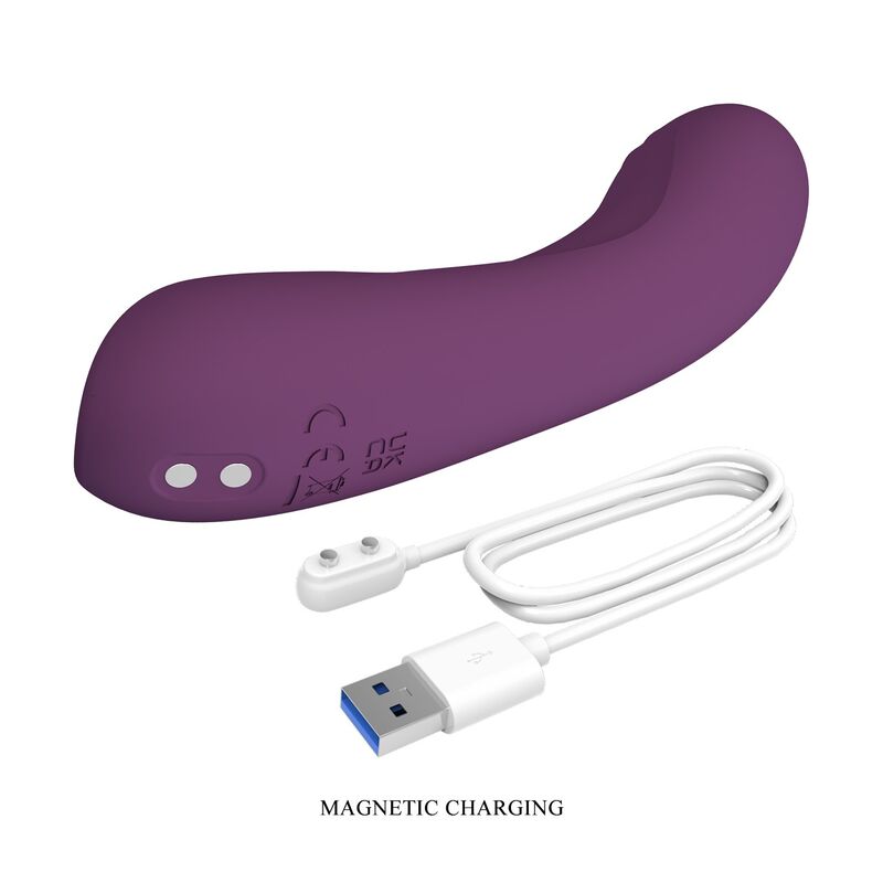 PRETTY LOVE - VIBRATORE RICARICABILE LLOYDE 10 FUNZIONI VIOLA – Vibratori HI-TECH – foto 7