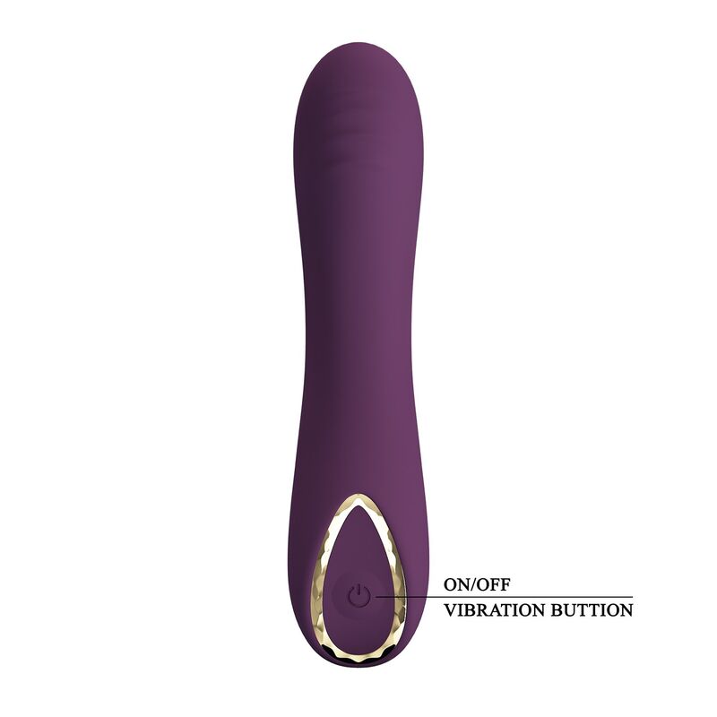 PRETTY LOVE - VIBRATORE RICARICABILE LLOYDE 10 FUNZIONI VIOLA – Vibratori HI-TECH – foto 2