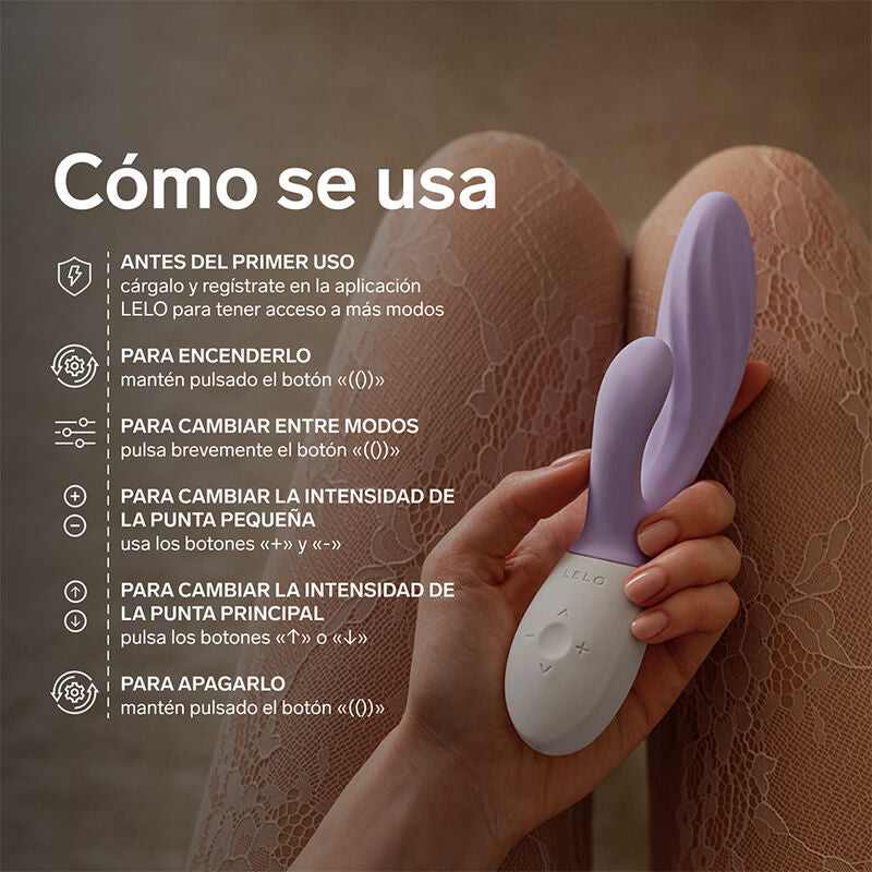LELO - INA TWIST DOPPIO VIBRATORE A CONIGLIO PER IL PUNTO G E IL CLITORIDE LAVANDA – Vibratori di coniglio – foto 8