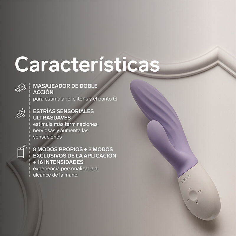 LELO - INA TWIST DOPPIO VIBRATORE A CONIGLIO PER IL PUNTO G E IL CLITORIDE LAVANDA – Vibratori di coniglio – foto 10