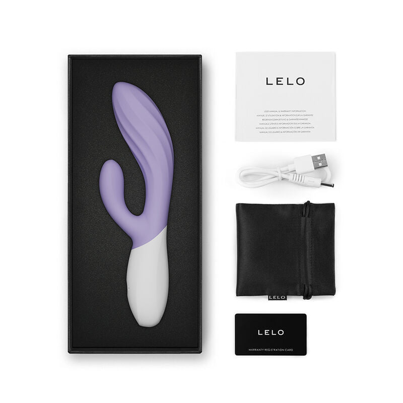 LELO - INA TWIST DOPPIO VIBRATORE A CONIGLIO PER IL PUNTO G E IL CLITORIDE LAVANDA – Vibratori di coniglio – foto 5