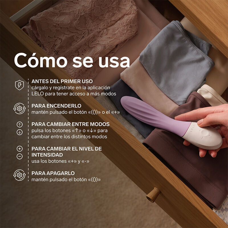 LELO - MONA TWIST VIBRATORE PER IL PUNTO G RICARICABILE E CONTROLLABILE TRAMITE APP, COLORE LAVANDA – Vibratori con APP – foto 7