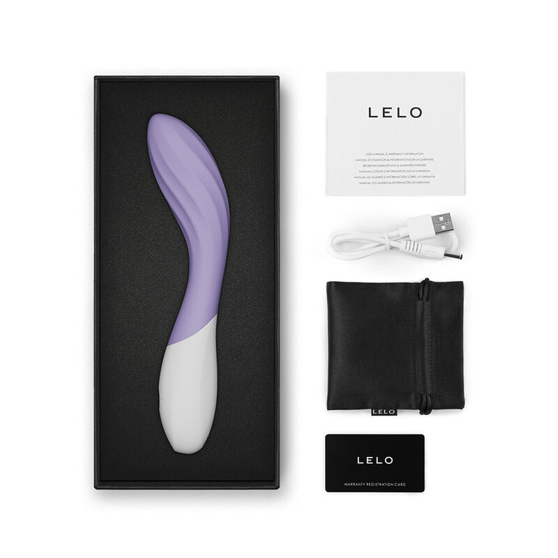 LELO - MONA TWIST VIBRATORE PER IL PUNTO G RICARICABILE E CONTROLLABILE TRAMITE APP, COLORE LAVANDA – Vibratori con APP – foto 5