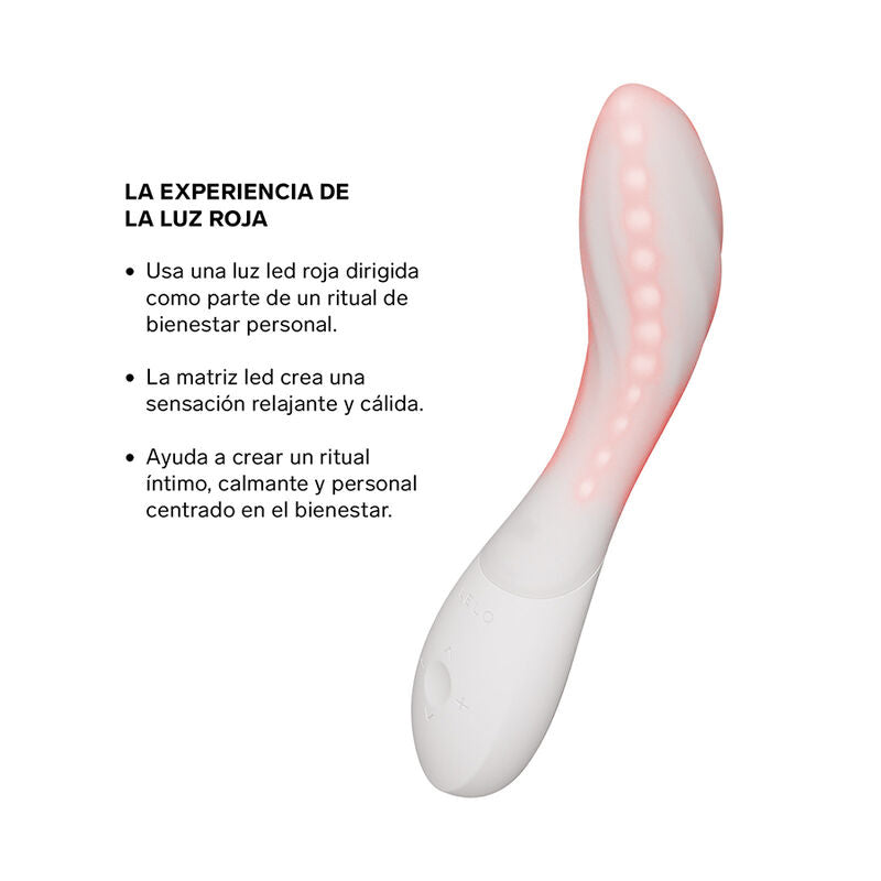 LELO - MONA SPECTRA MASSAGGIATORE INTIMO A LUCE ROSSA RICARICABILE E CONTROLLABILE TRAMITE APP – Vibratori con APP – foto 2