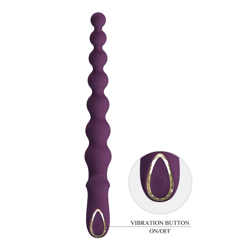 PRETTY LOVE - VIBRATORE ANALE RICARICABILE MADISON CON 10 FUNZIONI – Vibratori anali – foto 2