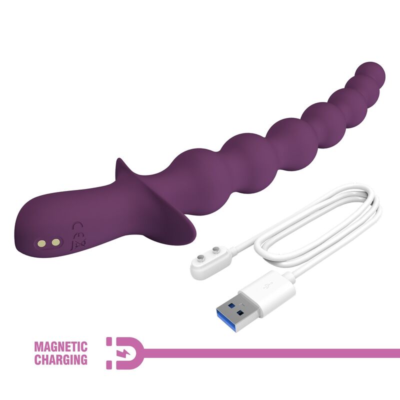 PRETTY LOVE - VIBRATORE ANALE RICARICABILE MADISON CON 10 FUNZIONI – Vibratori anali – foto 9
