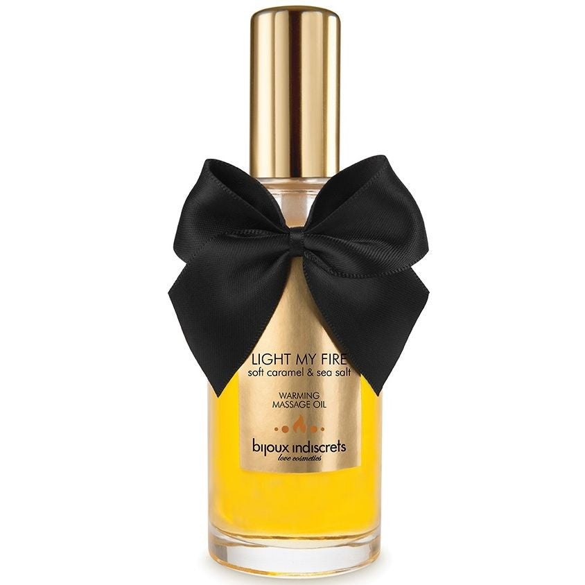 BIJOUX INDISCRETS - OLIO DA MASSAGGIO EFFETTO CALDO AROMA CARAMELLO – Con effetto termico – foto 2