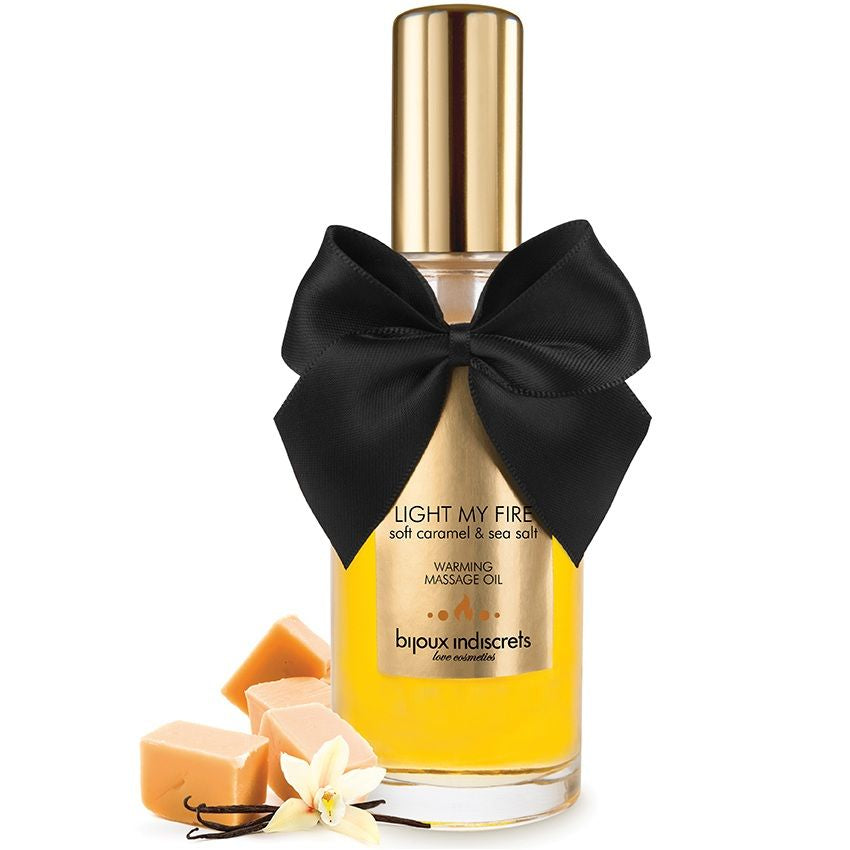 BIJOUX INDISCRETS - OLIO DA MASSAGGIO EFFETTO CALDO AROMA CARAMELLO – Con effetto termico – foto 3