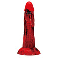 POWER MONSTERS - DILDO FANTASY MINOTAURO CON VENTOSA 21 CM Ø 5 CM ROSSO E NERO – Falli senza vibrazioni
