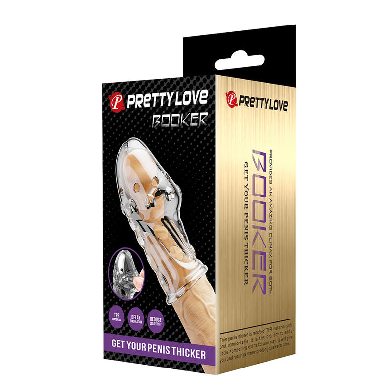 PRETTY LOVE - MANICOTTO PER PENE ROCKER PER UN PENE PIÙ SPESSO E TRASPARENTE – Manicotti per pene senza estensione – foto 3