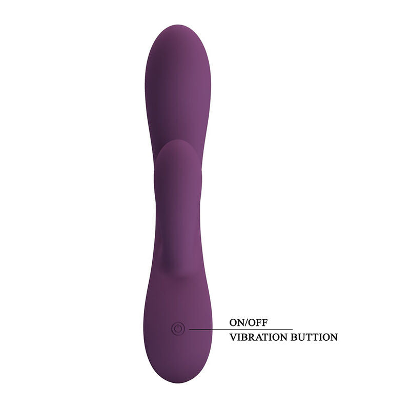 PRETTY LOVE - VIBRATORE A FORMA DI CONIGLIO RICARICABILE ROSOLYN CON 10 FUNZIONI – Vibratori HI-TECH – foto 6
