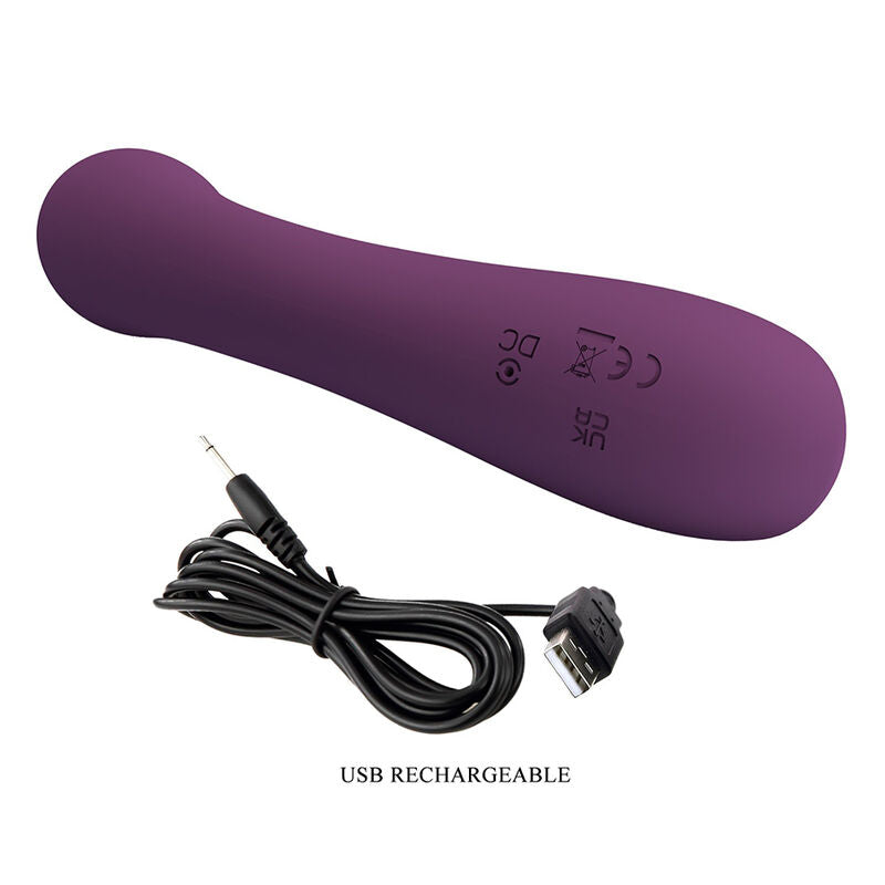 PRETTY LOVE - VIBRATORE A FORMA DI CONIGLIO RICARICABILE ROSOLYN CON 10 FUNZIONI – Vibratori HI-TECH – foto 9