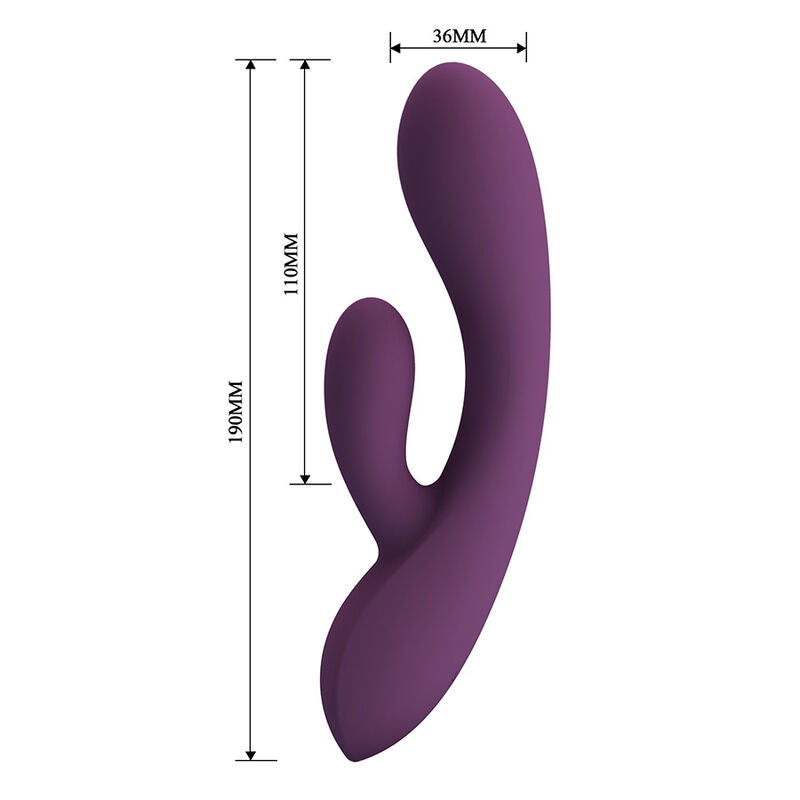 PRETTY LOVE - VIBRATORE A FORMA DI CONIGLIO RICARICABILE ROSOLYN CON 10 FUNZIONI – Vibratori HI-TECH – foto 10