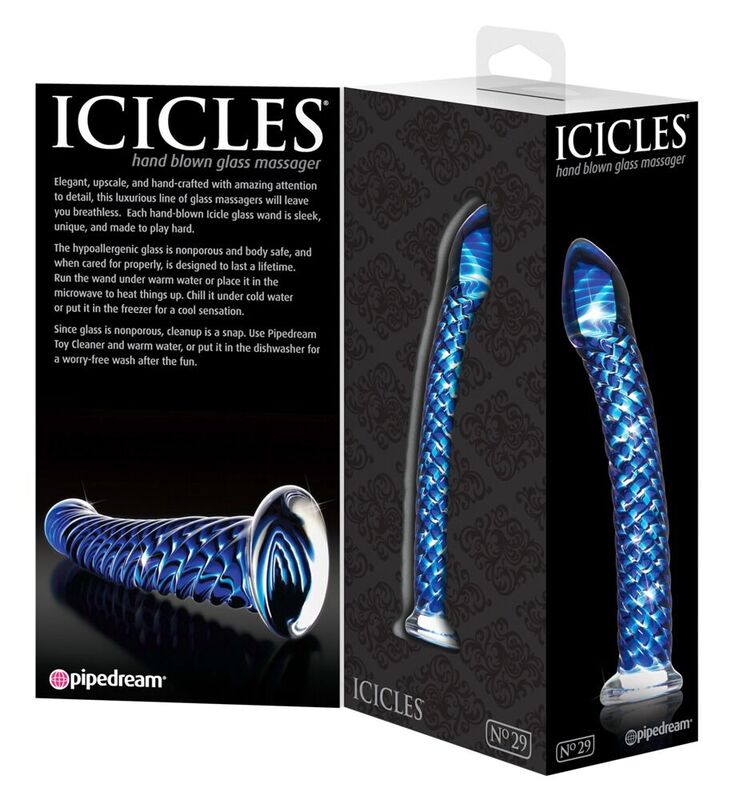 ICICLES - MASSAGGIATORE IN VETRO N. 29 – Falli senza vibrazioni – foto 2