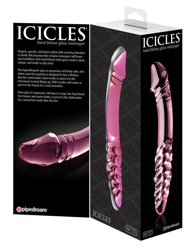 ICICLES - MASSAGGIATORE IN VETRO N. 57 – Falli senza vibrazioni – foto 2