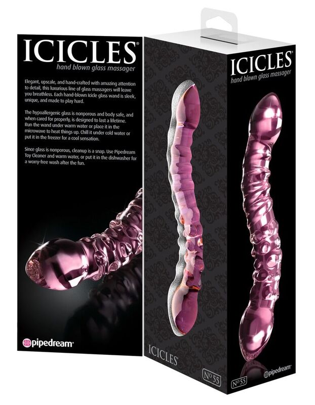 ICICLES - MASSAGGIATORE IN VETRO N. 55 – Falli senza vibrazioni – foto 3