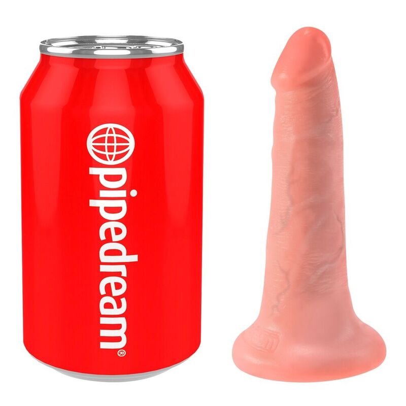 KING COCK - DILDO CON SFERE 14 CM - CARNE – Peni realistici