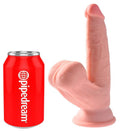 KING COCK - PLUS 3D DILDO SFERE OSCILLANTI 12.7 CM – Peni realistici