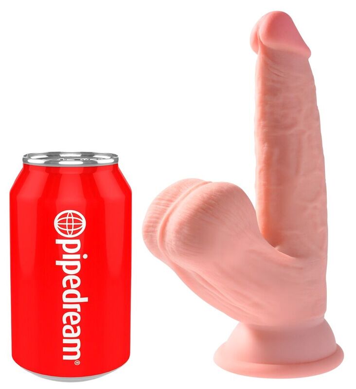 KING COCK - PLUS 3D DILDO SFERE OSCILLANTI 12.7 CM – Peni realistici