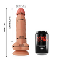 CYBER SILICOCK - JUDE SILICONE LIQUIDO MORBIDO ULTRA REALISTICO 18 CM -O- 3.2 CM – Peni realistici