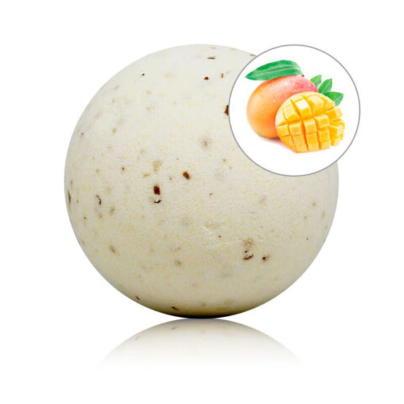 TALOKA - BOMBA DA BAGNO PROFUMATA AL MANGO CON PETALI DI ROSA – Per il bagno