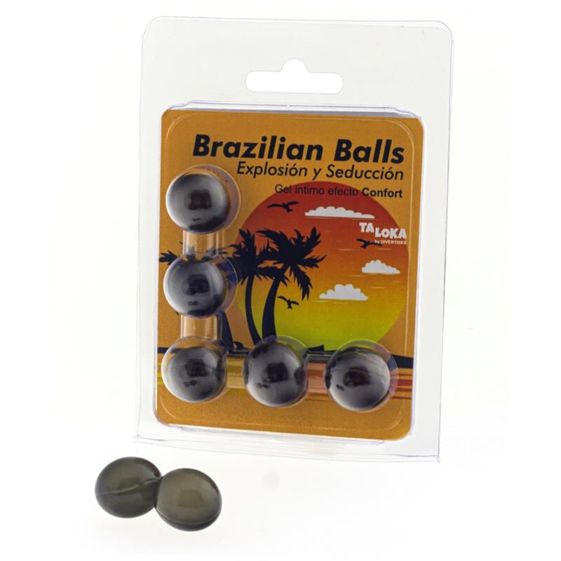 TALOKA - 5 SFERE BRASILIANE GEL EMOZIONANTE EFFETTO COMFORT – Palle brasiliane