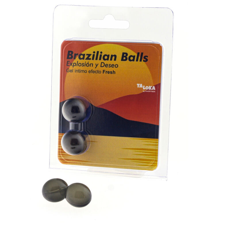 TALOKA - 2 SFERE BRASILIANE GEL EMOZIONANTE EFFETTO FRESCO – Palle brasiliane