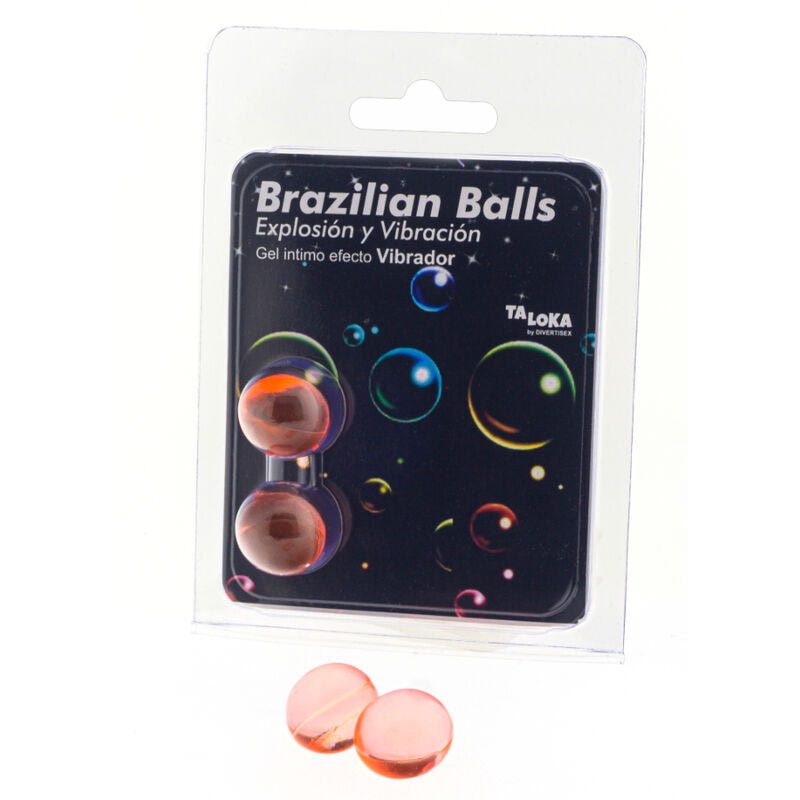 TALOKA - 2 SFERE BRASILIANE GEL EMOZIONANTE EFFETTO VIBRANTE – Palle brasiliane