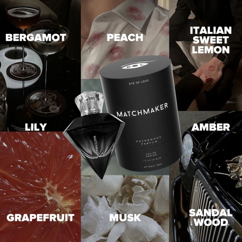 EYE OF LOVE - MATCHMAKER BLACK DIAMOND PROFUMO AI FEROMONI ATTRACT HER 30 ML – Profumi – foto 10