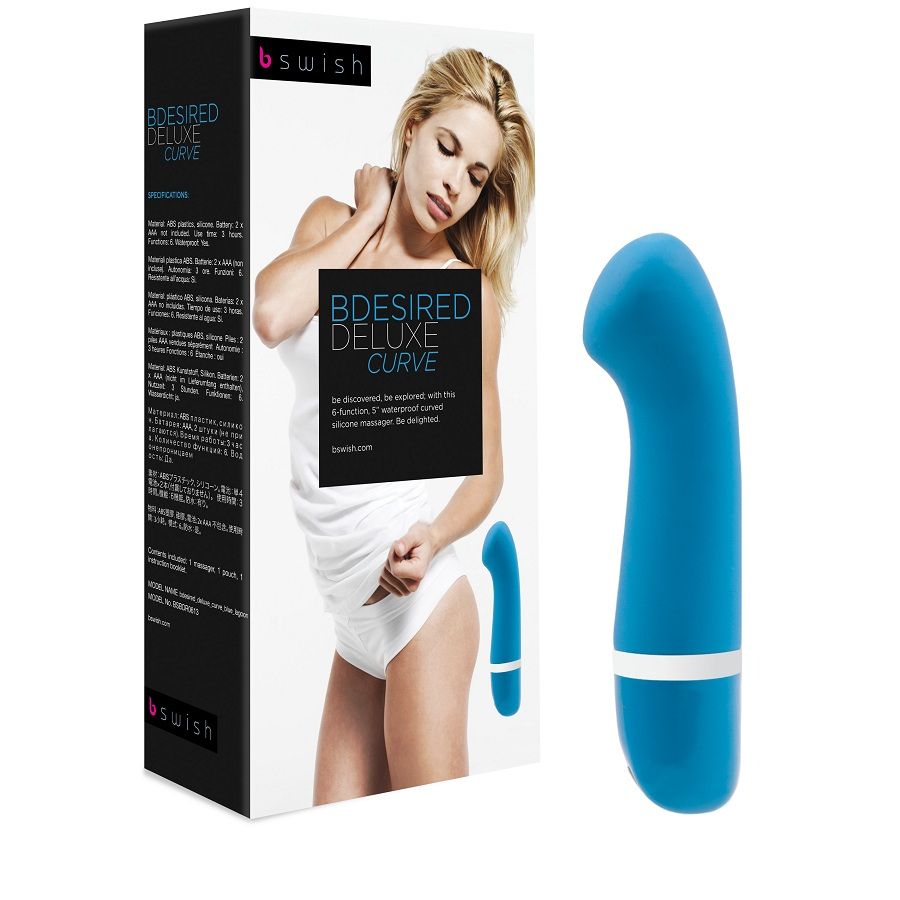 B SWISH - BDESIRED DELUXE CURVA BLU LAGUNA – Mini vibratori – foto 2