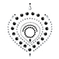 BIJOUX INDISCRETS - FLAMBOYANT NERO & ARGENTO – Fodere