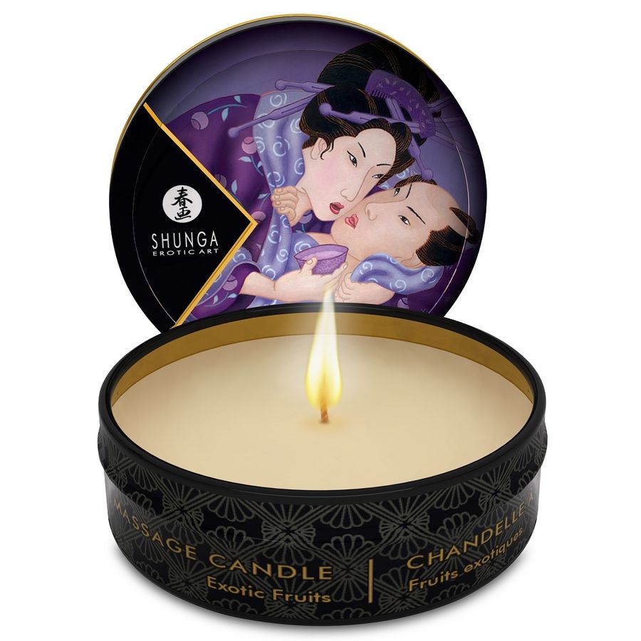 SHUNGA - MINI CARESS BY CANDLELIGHT ESPOSITORE CANDELE DA MASSAGGIO 24 UNITÀ – Kit per massaggi – foto 4