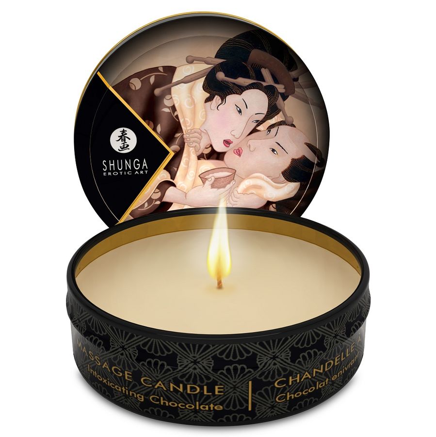 SHUNGA - MINI CARESS BY CANDLELIGHT ESPOSITORE CANDELE DA MASSAGGIO 24 UNITÀ – Kit per massaggi – foto 6