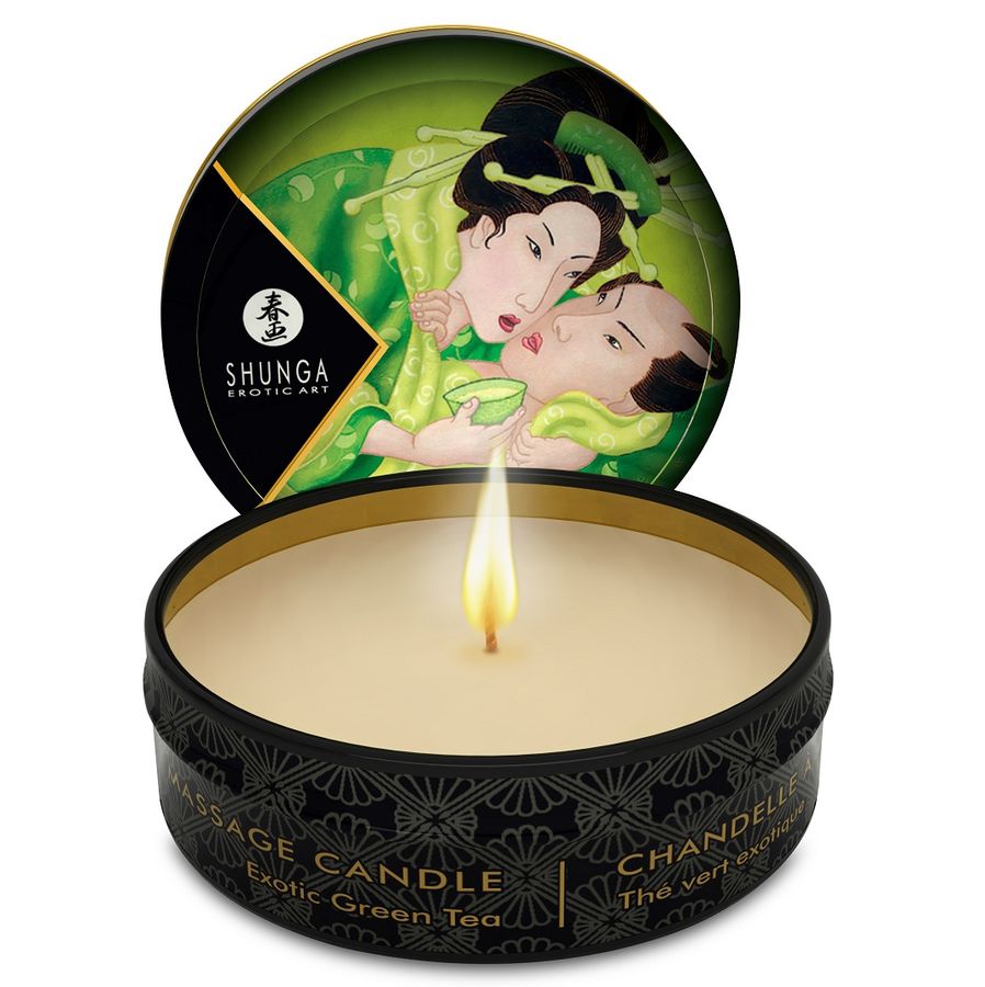 SHUNGA - MINI CARESS BY CANDLELIGHT ESPOSITORE CANDELE DA MASSAGGIO 24 UNITÀ – Kit per massaggi – foto 7
