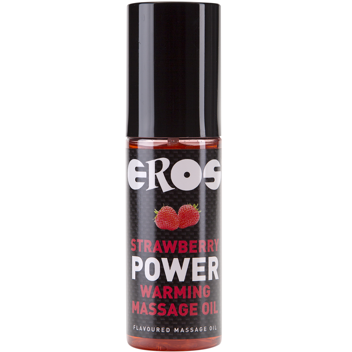 OLIO DA MASSAGGIO RISCALDANTE EROS FRAGOLA – Con effetto termico