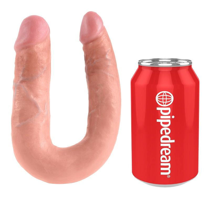 KING COCK - A FORMA DI U MEDIO DOPPIO TROUBLE FLESH – Doppio pene