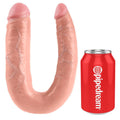 KING COCK - A FORMA DI U GRANDE DOPPIO TROUBLE FLESH – Peni realistici