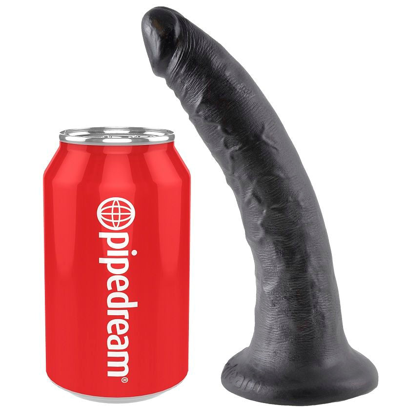 KING COCK - DILDO NERO 17.8 CM – Falli senza vibrazioni