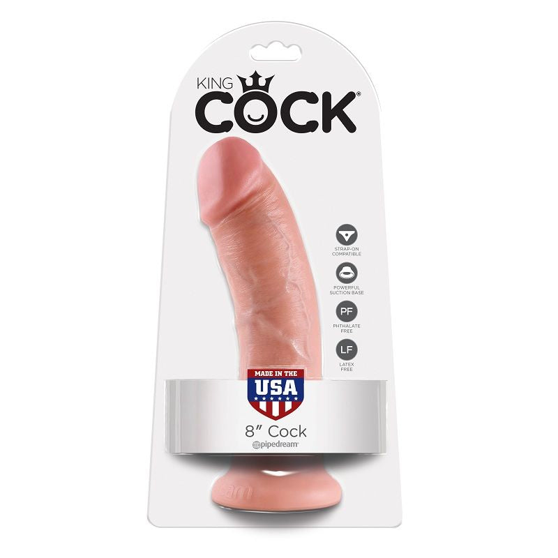 KING COCK - 8 DILDO FLESH 20.3 CM – Peni realistici – foto 2