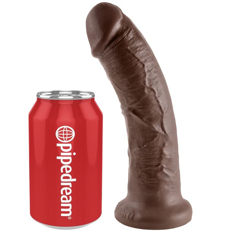 KING COCK - 8 DILDO MARRONE 20.3 CM – Peni realistici