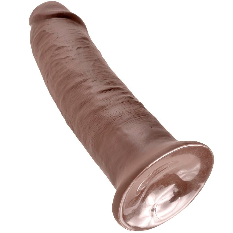 KING COCK - 10 DILDO MARRONE 25.4 CM – Peni realistici – foto 5