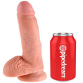 KING COCK - 7 DILDO FLESH CON SFERE 17.8 CM – Peni realistici