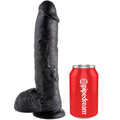 KING COCK - DILDO NERO CON SFERE 25.4 CM – Falli senza vibrazioni