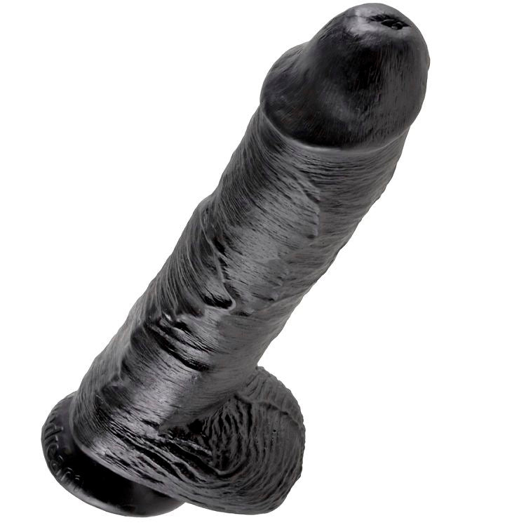 KING COCK - DILDO NERO CON SFERE 25.4 CM – Falli senza vibrazioni – foto 3
