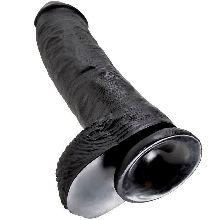 KING COCK - DILDO NERO CON SFERE 25.4 CM – Falli senza vibrazioni – foto 4