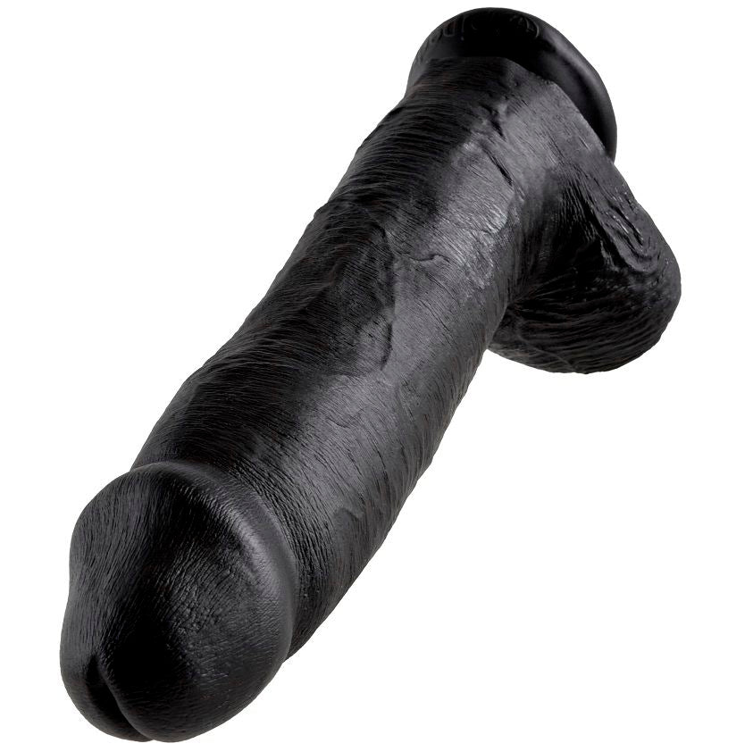 KING COCK - DILDO NERO CON SFERE 30.48 CM – Falli senza vibrazioni – foto 3